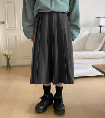 Hirna Pleated Long Skirt